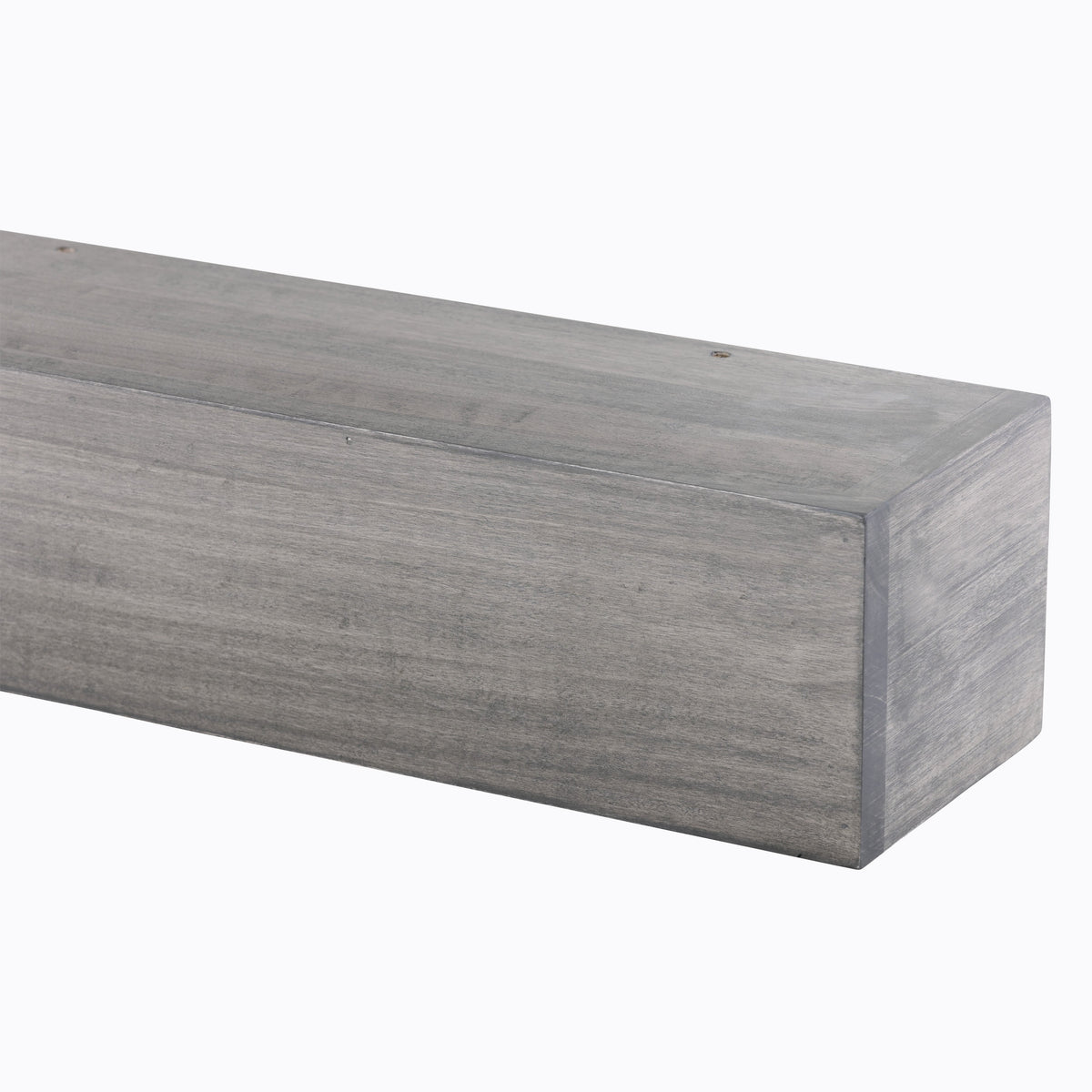 Farmhouse Poplar Wood Floating Fireplace Mantel
