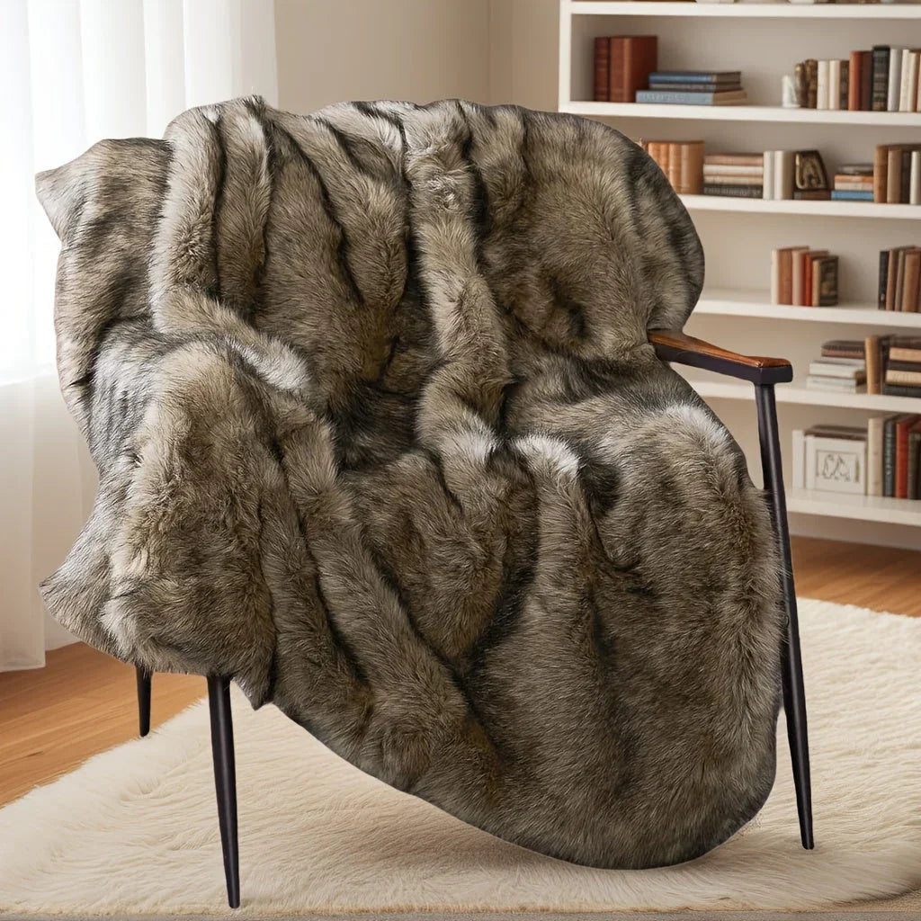 Faux Fur Blanket - Super Soft 60x80