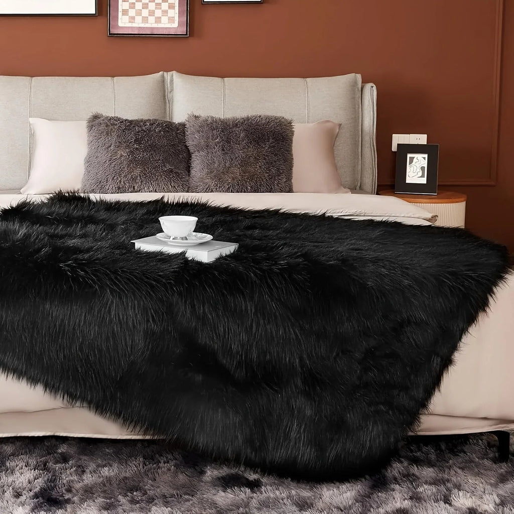 Faux Fur Blanket - Super Soft 60x80