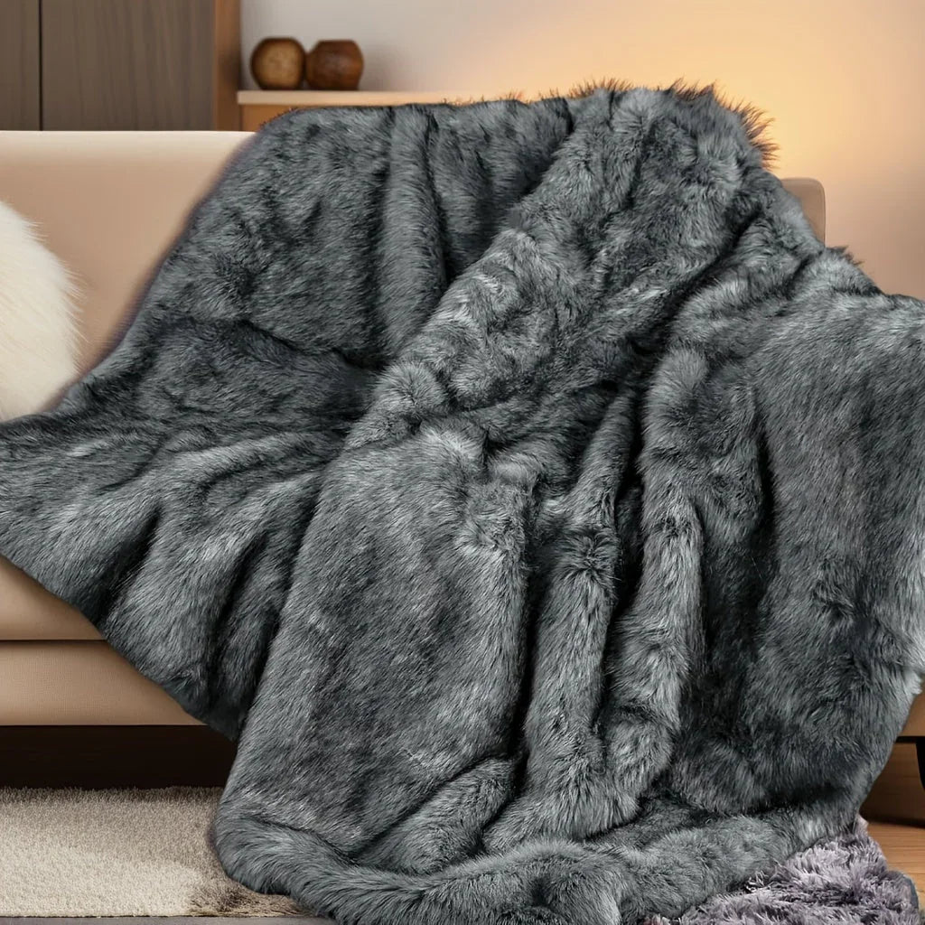 Faux Fur Blanket - Super Soft 60x80