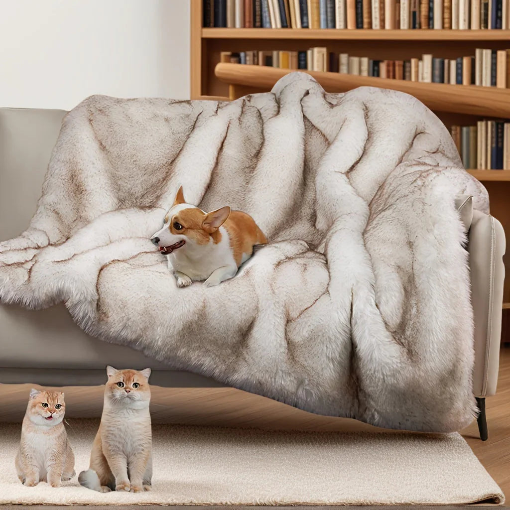 Faux Fur Blanket - Super Soft 60x80