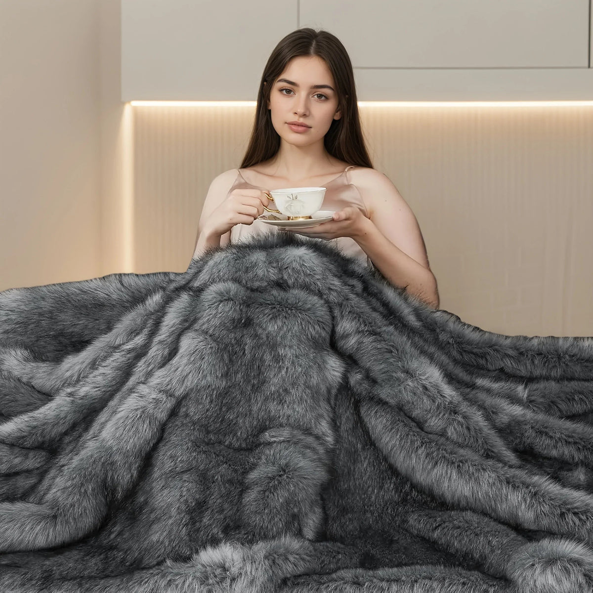 Faux Fur Blanket - Super Soft 60x80