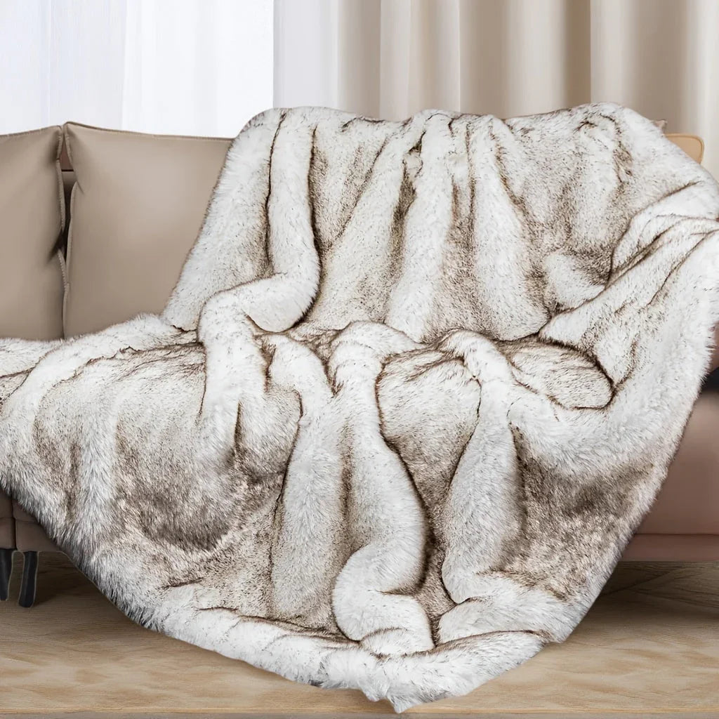 Faux Fur Blanket - Super Soft 60x80