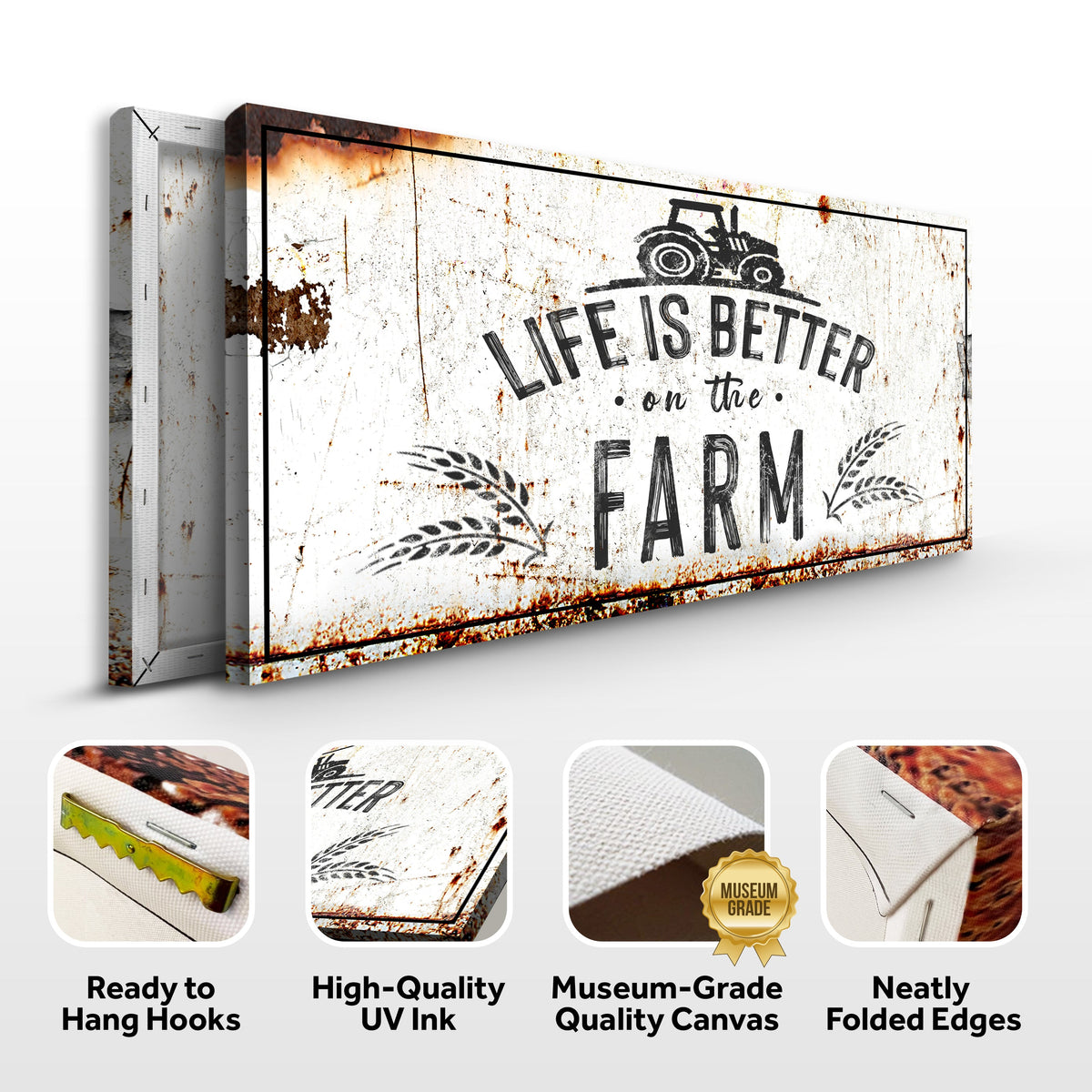 Life Is Better On The Farm Sign
