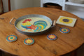 11.6" Rooster Laser-Printed Waterproof Mosaic Backer