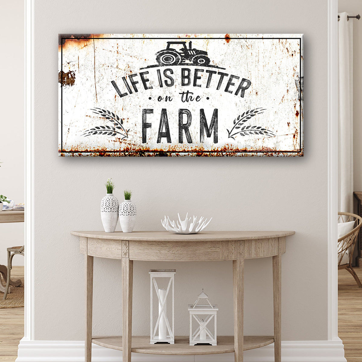 Life Is Better On The Farm Sign