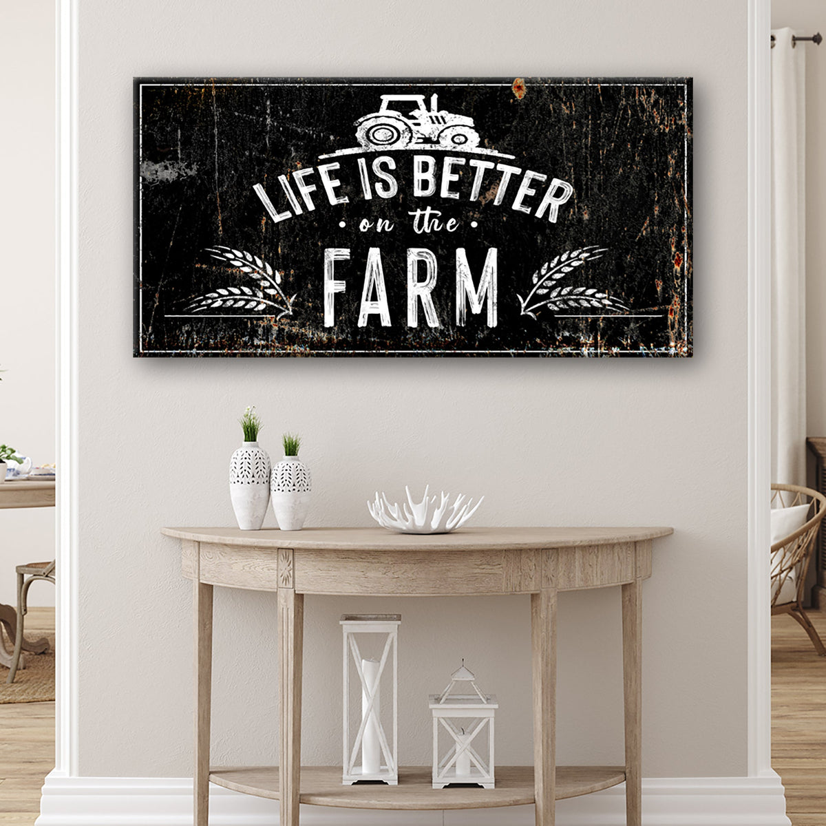 Life Is Better On The Farm Sign