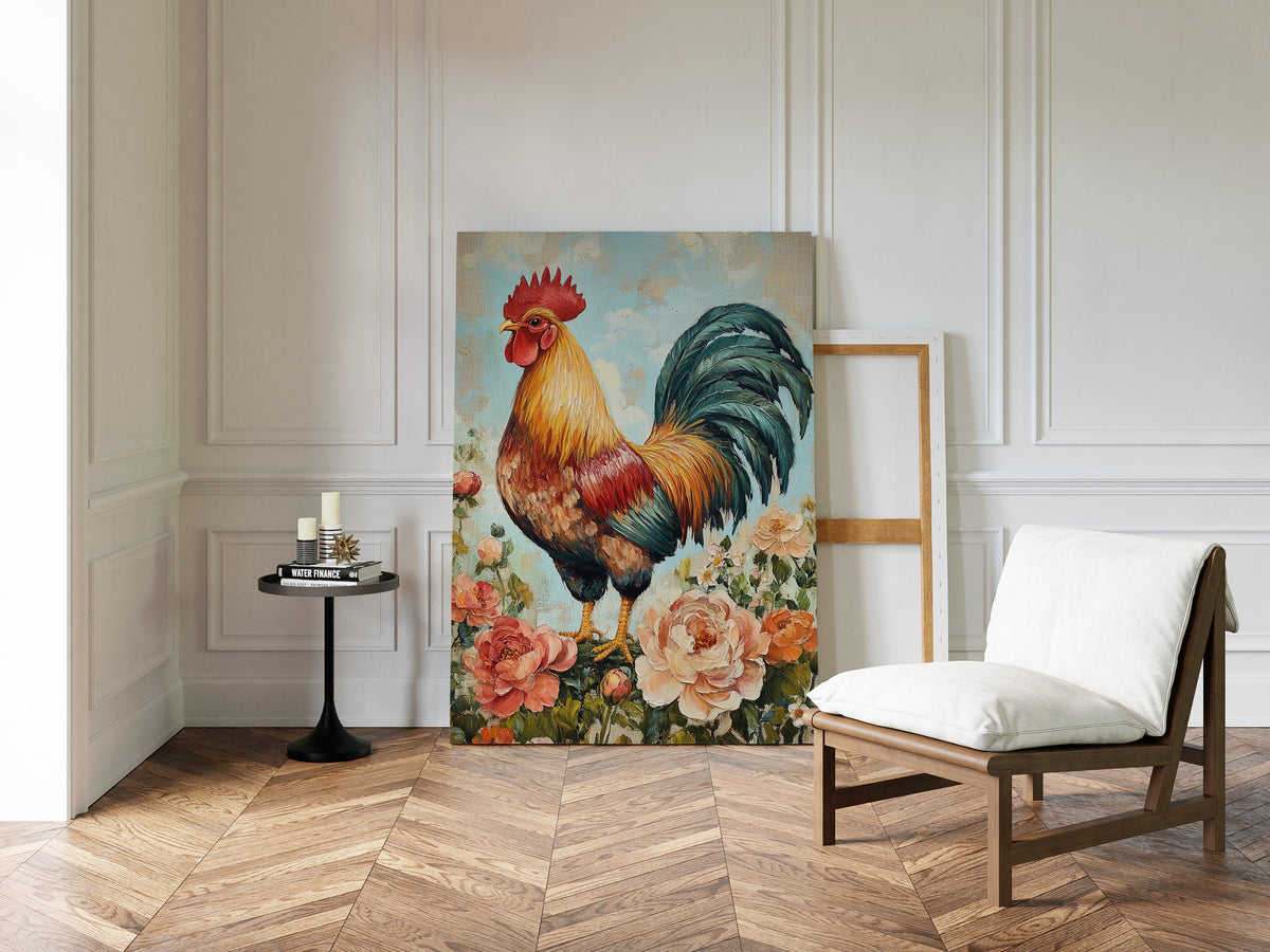 Sunlit Rooster