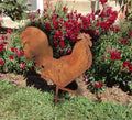 Metal Rooster Yard Art or Wall Hanging