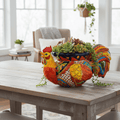 Talavera Rooster Planter | Handmade Colorful Mexican Ceramic Pot